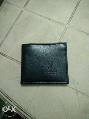 Black Cobo Bifold Wallet