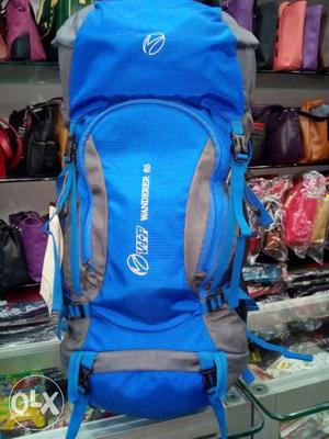 Blue And Gray VIP Wanderer Camping Backpack