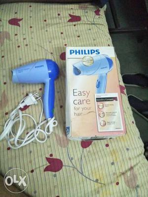 Blue Philips Hair Dryer With Box
