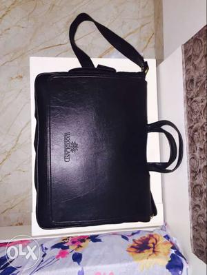 Brand New Woodland Laptop Bag. Genuine Leather, Unused,