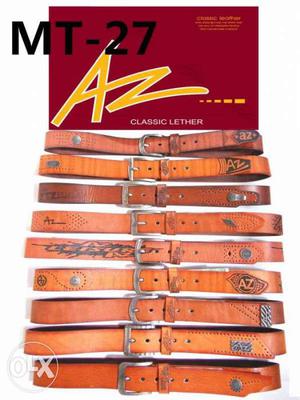 Brown AZ Belt Collection