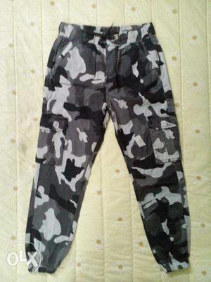 Camo Military Army Full Pants (Size Medium)