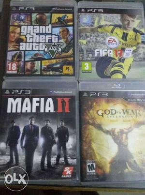 Four PS3 Game Cases