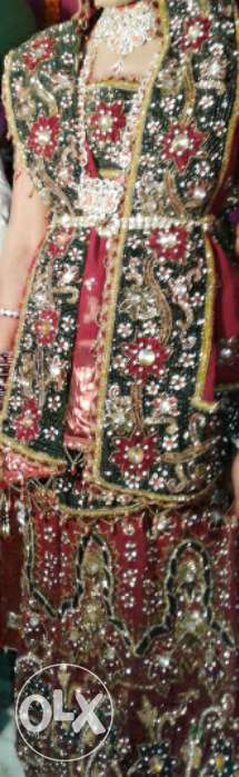 Full work bridal lahenga one time use for 1 hour
