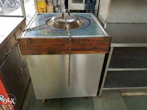 Gray And Brown Steel Industrial Kitchen Container