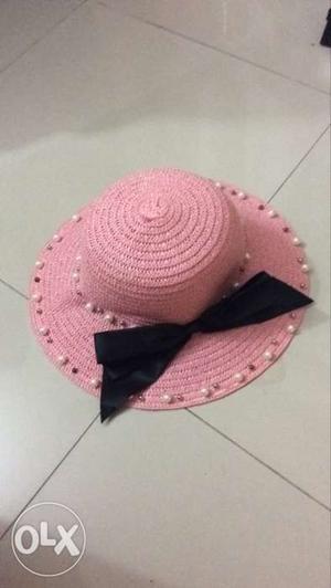 Hat with beads