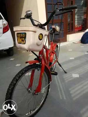 Hero cycle new condition suitable age upto 14