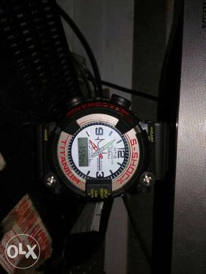 It is s-shock watch and only 1 day old