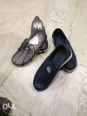 Mens Two Pairs Of Slide On Shoes
