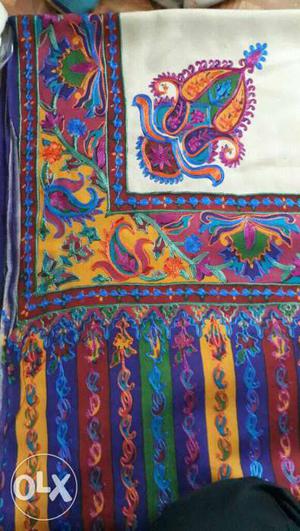 Multicolored Floral Textile