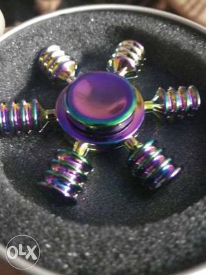 Multicolored Hand Spinner In Case