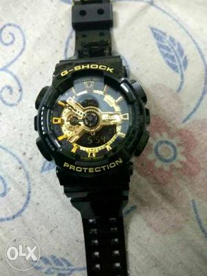 New Black And Gold Casio G-Shock With box