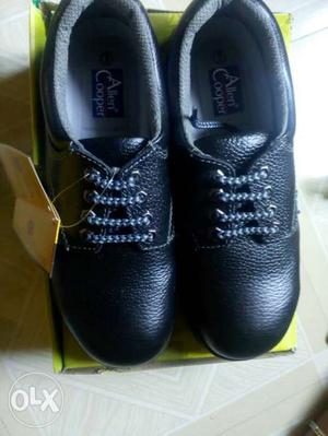 Pair Of Black AllenCooper Safety Shoes