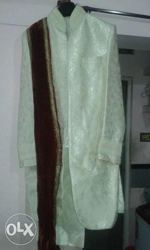 Party wear men's sherwani one time used
