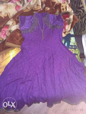 Purple Tube Top Dress