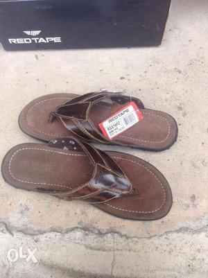 Red Tape Men Sandals (Size-8)