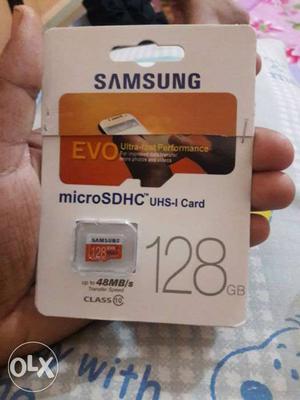 Samsung Micro SDHC 128GB only seal open withaout bill ast