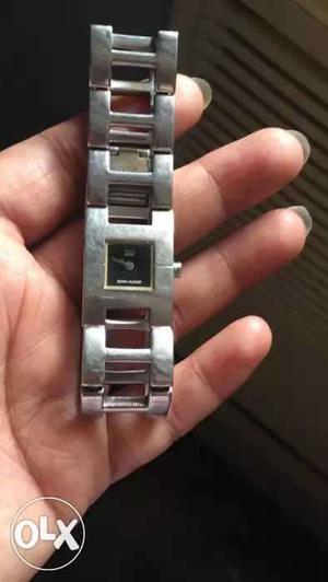 Tommy Hilfiger Silver Watch Chain-link Bracelet