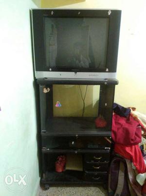 Videocon big Tv and table in very good condition