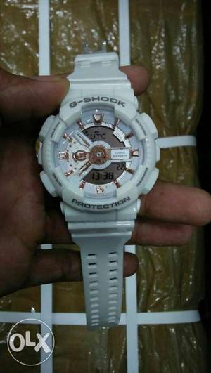White Casio G-Shock Digital Chronograph Watch