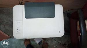 White HP Printer Computer