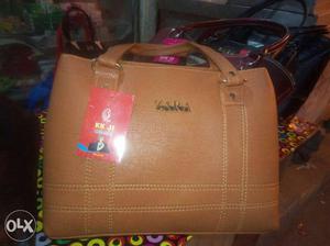 Women's Brown Leather Zara Hand Bag