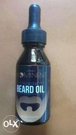 Woodsman beard oil with original products
