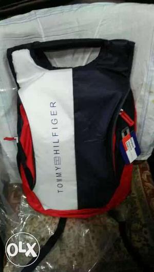 Blue, White And Red Tommy Hilfiger Backpack