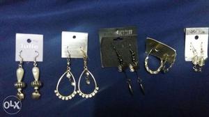 Five-paired Hook Earrings