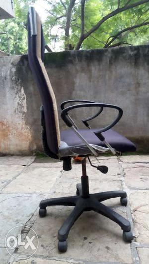 High back, revolving office chair, used for 6-8