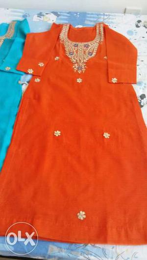 Its very new kurty.Not even tried once.
