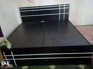 King size(6*6) bed with box. not used single