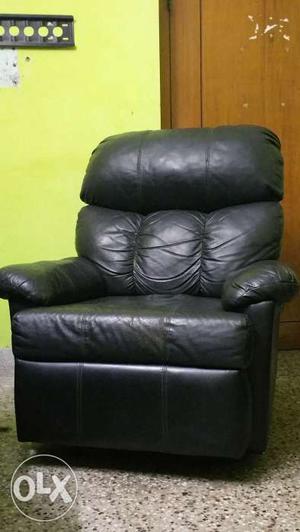 Leather Recliner Sofa in good condition