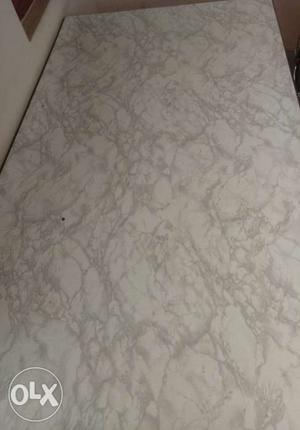 Marble look dining table