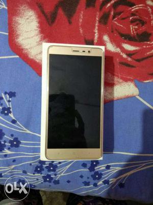 Redmi note 3 (gold color 32rom3gb ram) 8 month