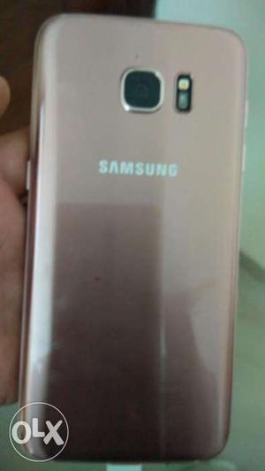 Samsung s7 edge rose gold. Only 5 mnt old.all