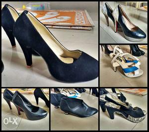 Size  pairs of heels. At Throwaway Price.