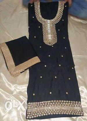 Women's Black Sari