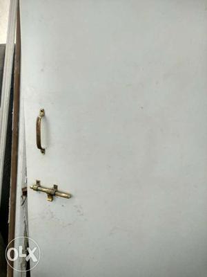 Wooden doors recovered from changed bathroom