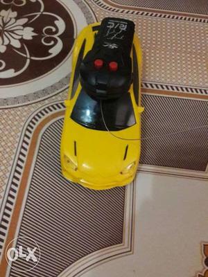 Yellow RC Toy Car
