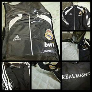 Black Adidas Real Madrid Track Jacket Collage