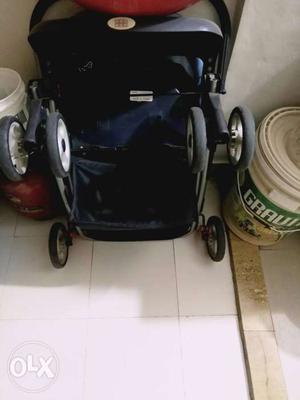 Black And Gray Stroller