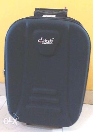 Black Color Cabin Luggage Trolley Bag Three Wheels