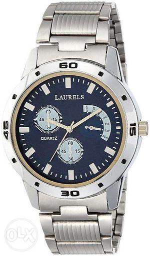 Brand New Watch Laurels Premium Blue dial sealed pack mrp