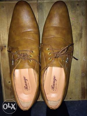 Brown Laced Shoes of high quality