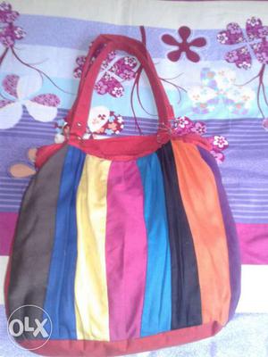 Colourful handbag