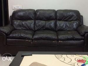 DURIAN brand leather sofa set consisting of One 3