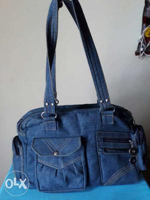 Decent blue jeans handbag