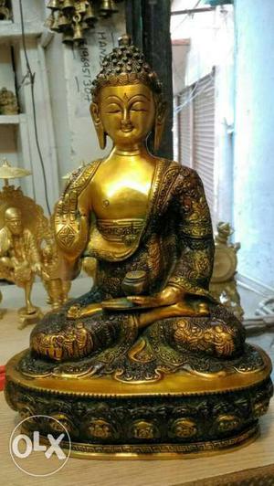 Gold And Black Buddha Figurine