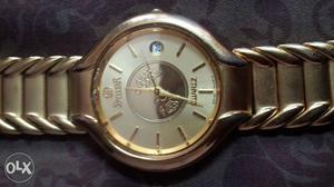 Gold plated and gold coin in the dial for sale